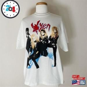 1988 Vixen World Tour Band Tee Tshirt  Unisex